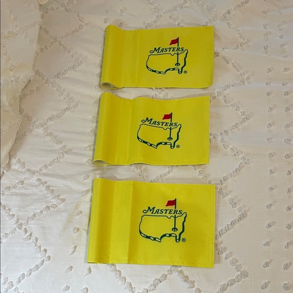 Masters Other - Masters themed Bright Yellow Golf Pin Flags new